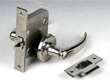 C5,OHS-2110(长140)船用不锈钢过道锁,通道锁,逃生门锁staircase lock(编号10074)