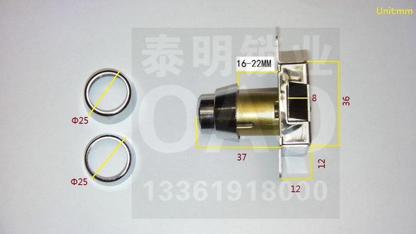 4440RH单锁头保管箱锁,保险锁,安全门锁,安防锁,(编号90011)