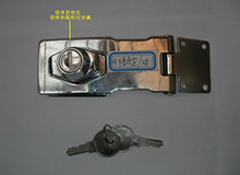 4寸室外用防水搭扣型箱柜锁,橱门锁,锁扣,工具箱锁,展示箱锁,Hasp Lock(编号20154)