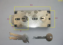 TM-3A可编控型保管箱锁，保险锁,安全门锁,安防锁,SAFE DEPOSIT BOX LOCK(编号90009)
