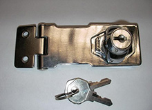 C5-A,OHS-2220(长140)船用盥洗室卫生间防火门锁,船用锁,toilet lock(编号10096)